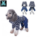 Atacado China fornecedor Bone puppy stripe dog jumper